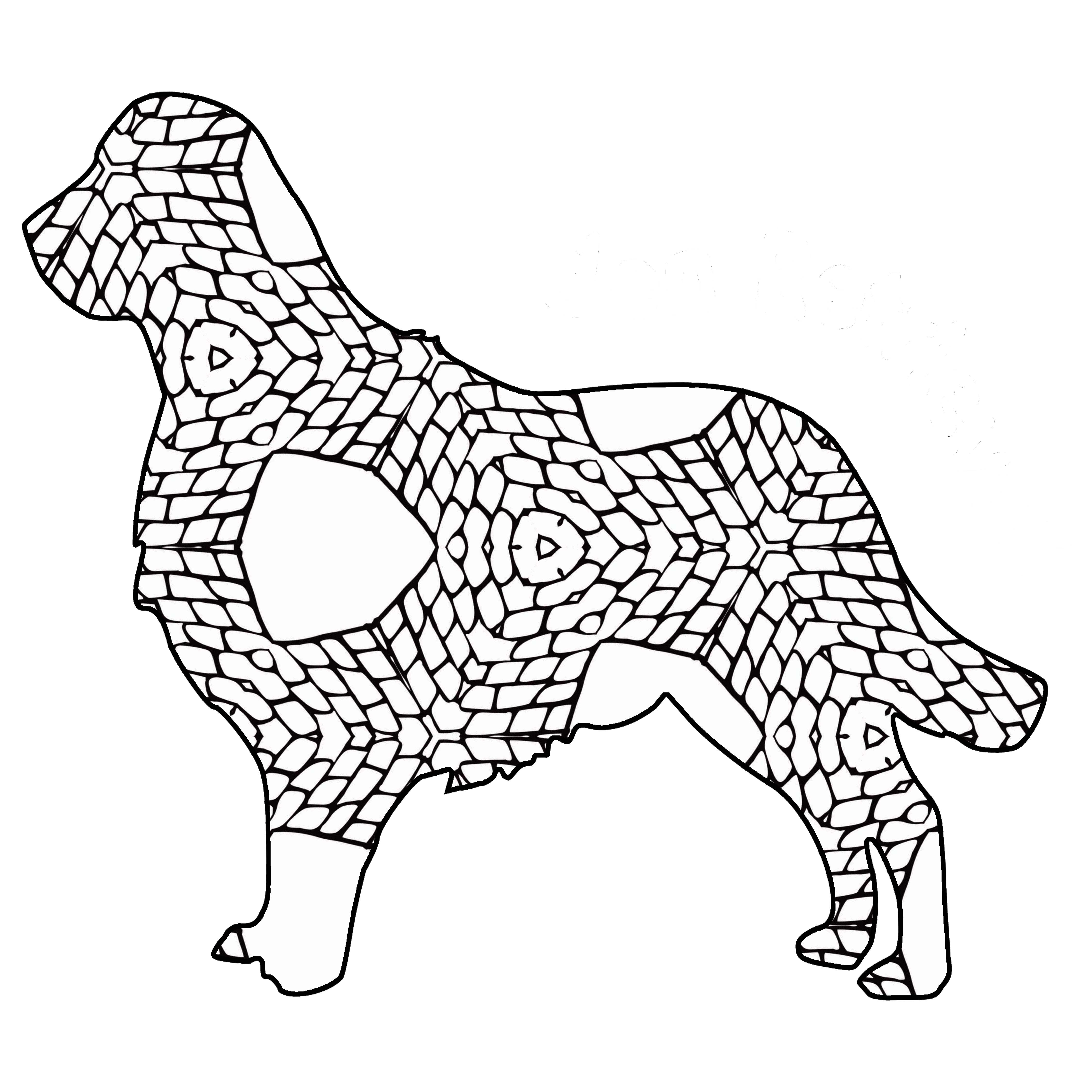 30 Free Coloring Pages /// A Geometric Animal Coloring ...