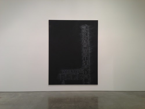 Artwork, Gary Simmons show, Chelsea