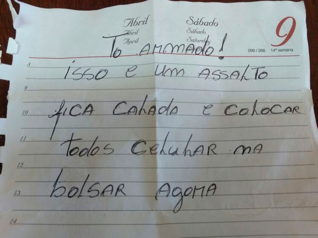 Bilhete foi entregue à funcionária de loja em Luís Eduardo Magalhães (Foto: Ivan Gehlen / BlogBraga)
