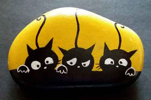 Galets Peints Tous Les Animaux Painted Pebbles Animals