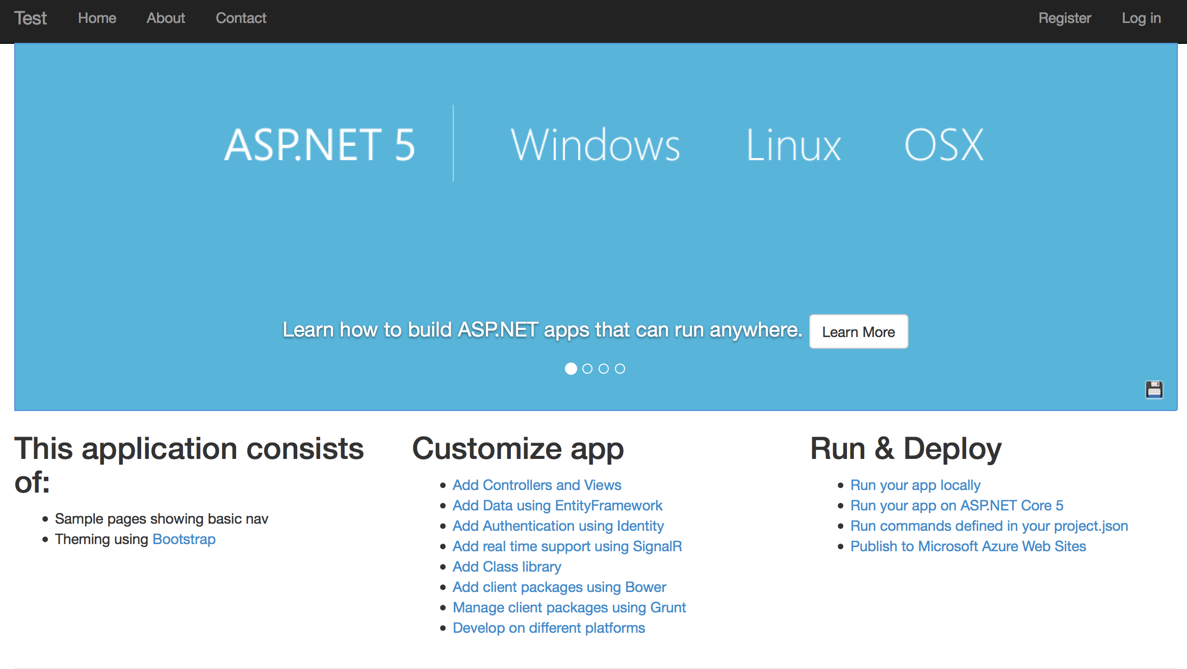 website