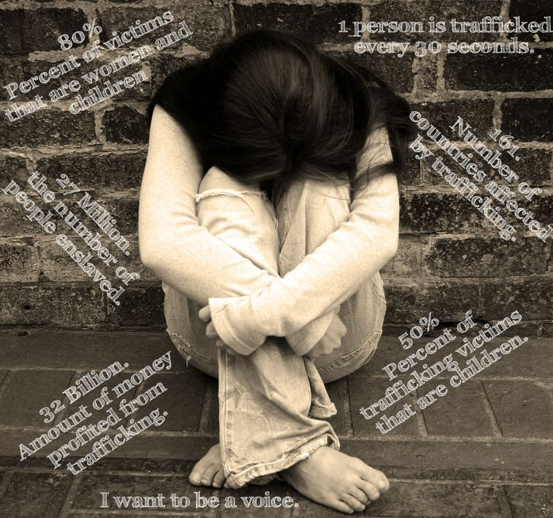 human trafficking victims. There is a victim of human