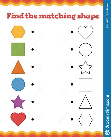  kindergarten matching worksheets in 2021 preschool worksheets