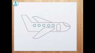 Airplane Drawing For Kids - Cliparts.co