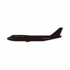 飛行機 シルエット イラストの無料ダウンロードサイト シルエットac