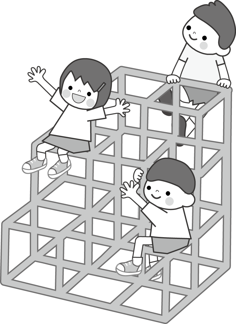 遊ぶ子どものイラスト 無料素材