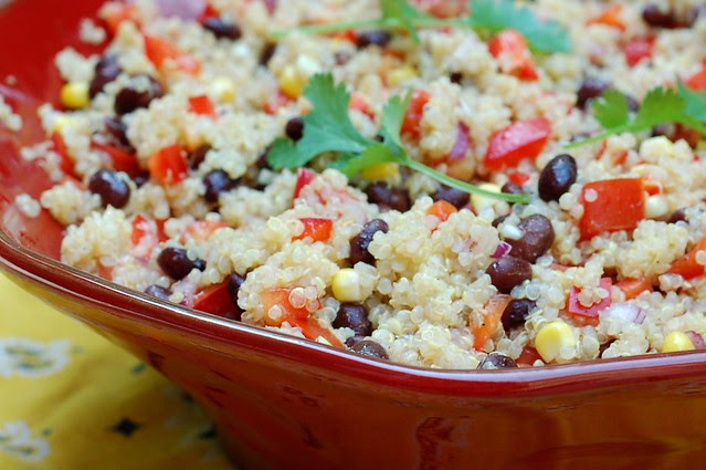 Southwestern Quinoa Salad by Eve Fox, Garden of Eating blog, copyright 2011