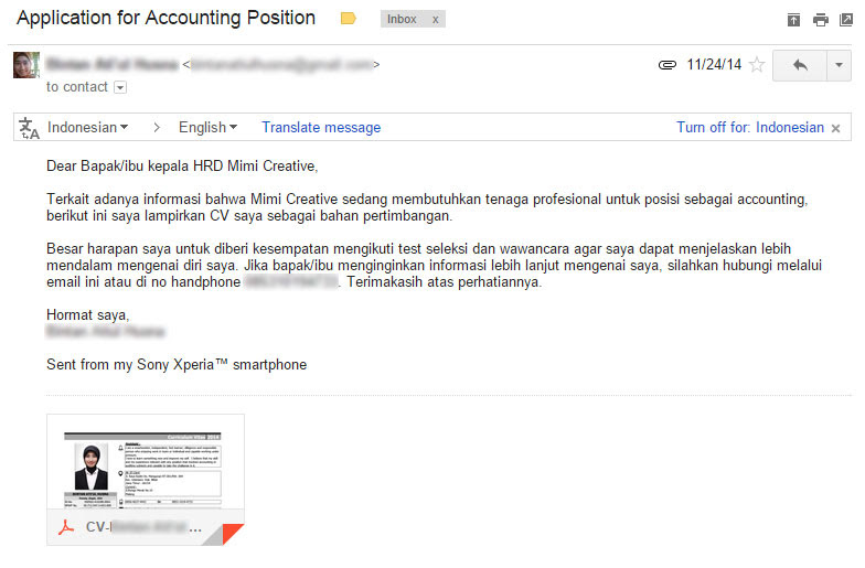 5 Tips Singkat Mengirim Lamaran Kerja Melalui Email 