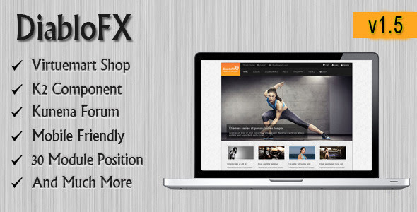 DiabloFX â Multipurpose Joomla Template - Joomla CMS Themes
