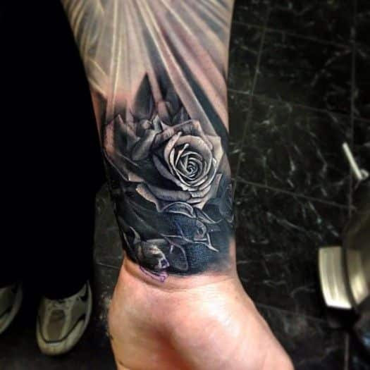 flower tattoo for men