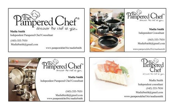 Pampered Chef Business Card by DigiDoodler on Etsy