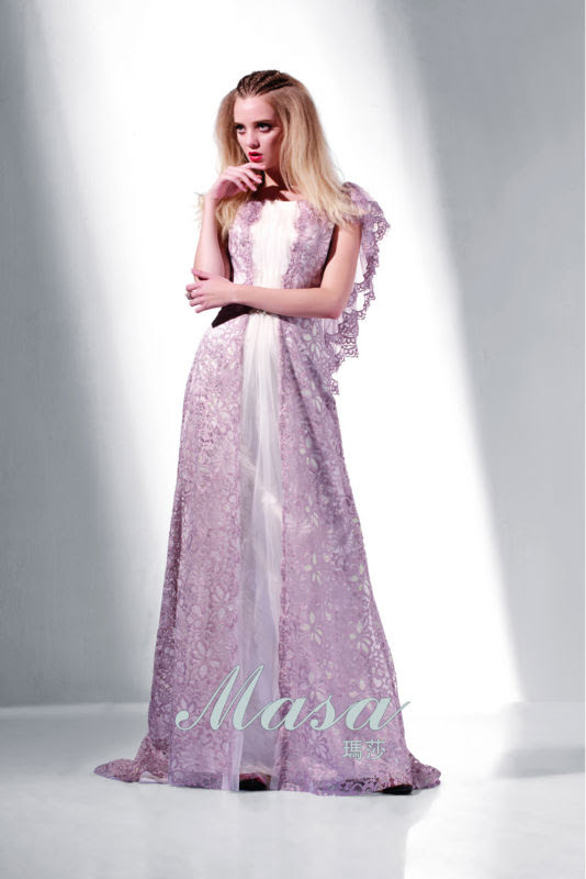 floor length 2014 Hong Kong international fashion week Wedding dress ...