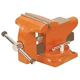 Adjustable Clamp 23530 Pony Light-Duty Bench Vise with Swivel Base