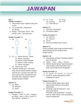 Jawapan Buku Teks Form 1