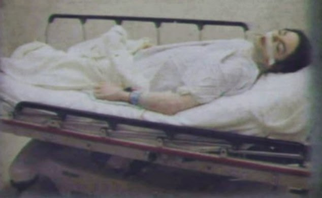 Tragedy: Picture shown in court of Jackson¿s body in hospital during Dr Murray's trial