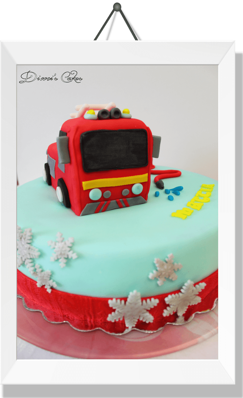Gateau Camion De Pompier