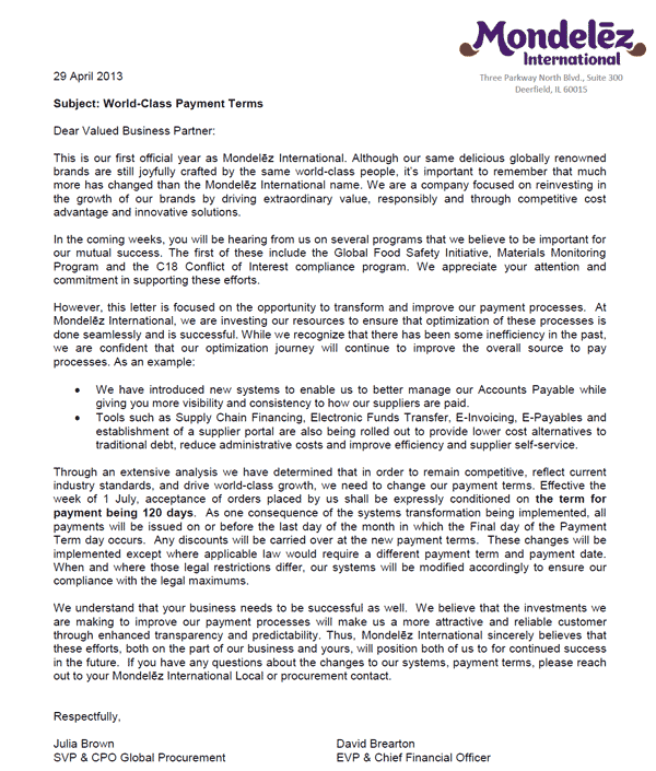 Supply Chain News Procter Gamble Announcement On Longer Payment Terms Brings New Round Of Extensions In Consumer Goods Industry