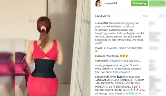Gara-Gara Pengusaha Kosmetik Terkenal Muatnaik Video Aksi Senaman 'Menghairahkan..Tutt..' Hangat Di Instagram !