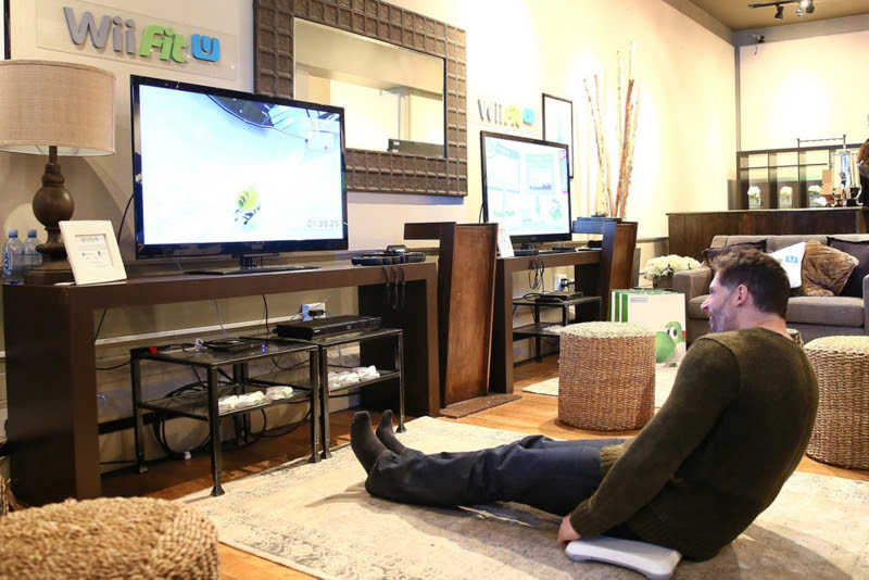 Celebs at the Wii Fit U at the Nintendo Chalet-2014.1.17-Joe Manganiello