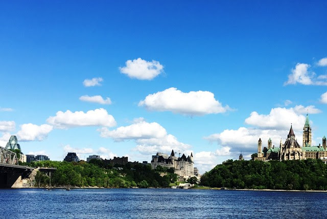 River view of Ottawa Canada - photo Zoe Dawes