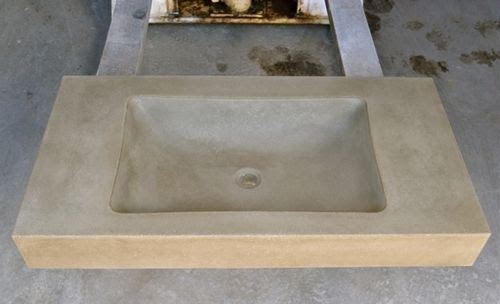 Concrete top vanity california