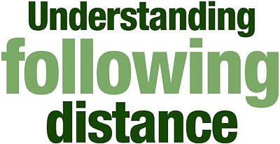 Driving Following Distance Rule