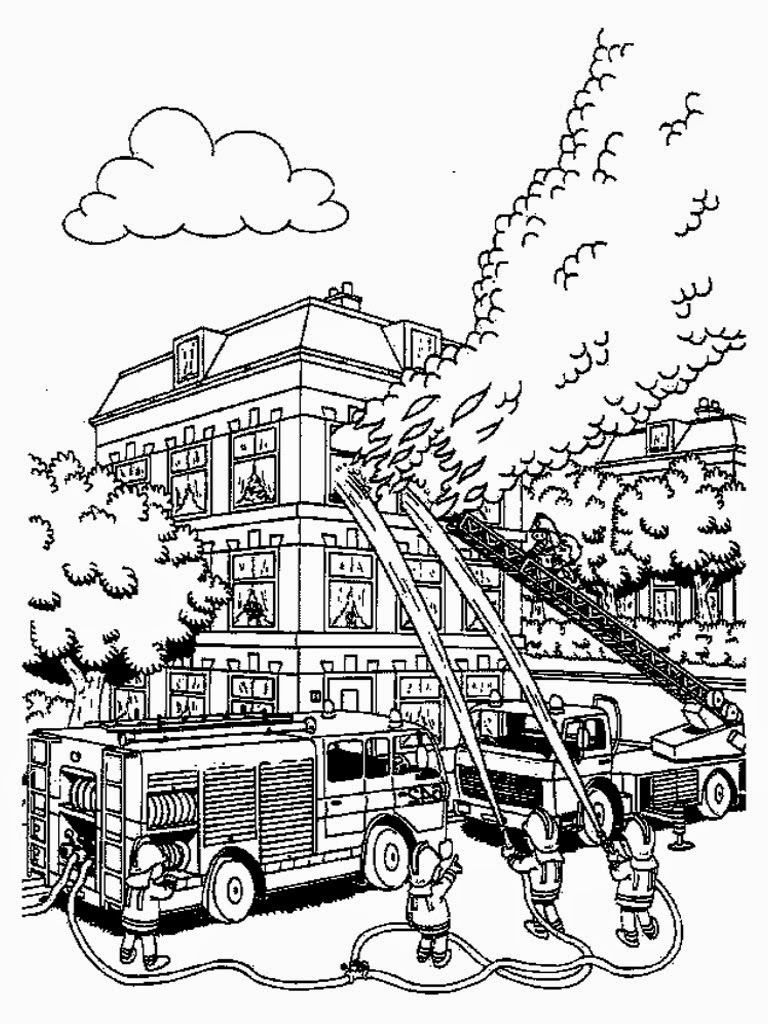 Printable Firefighter Coloring Pages at GetColorings com 