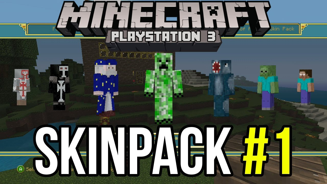 Minecraft Playstation 3: Skin Pack #1 | Exclusive ...