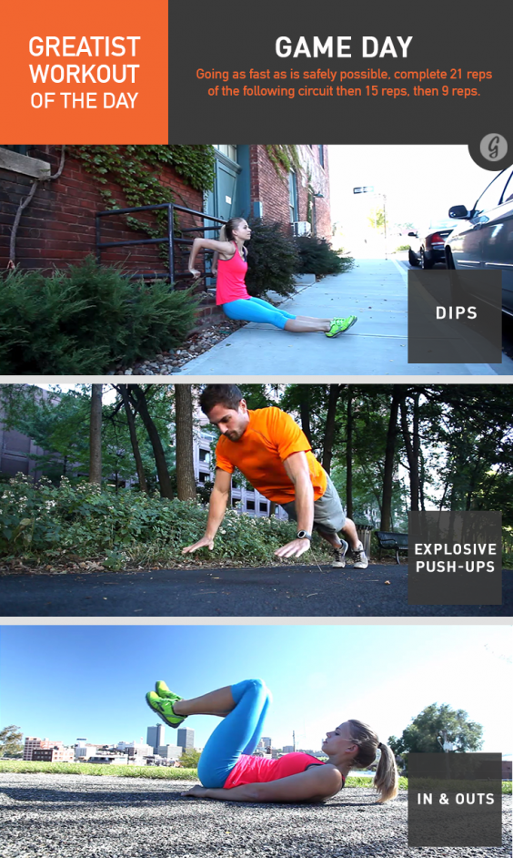 Greatist Workout of the Day: Game Day