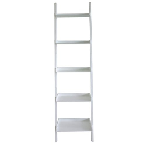Black Friday Nexxt  Hadfield 5-Tier Leaning Wall Shelf, White Deals