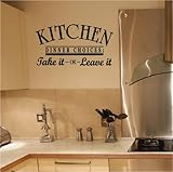 Kitchen Dinner Choices- Take it or Leave it 12.5x25
