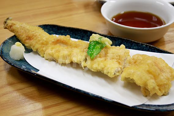 アナゴの一本あげ天ぷらの写真 フォト素材 無料 商用可能 写真 テクスチャー フリー配布素材サイト