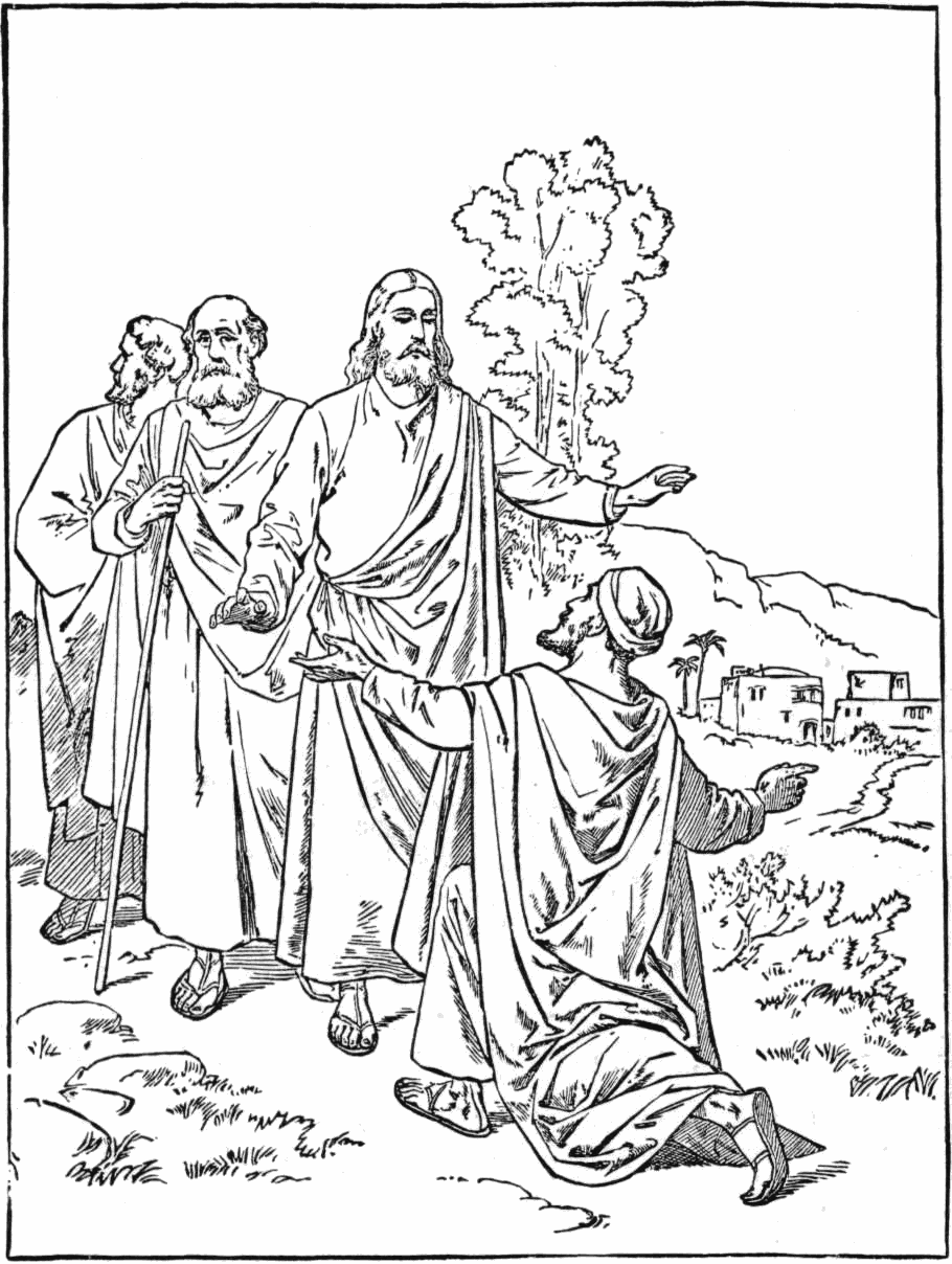 Coloring Pages Miracles Of Jesus
