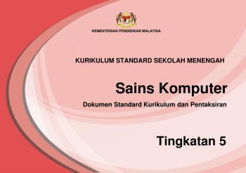 Buku Teks Sains Komputer Tingkatan 5 Membalik Buku Halaman 1 50 Anyflip