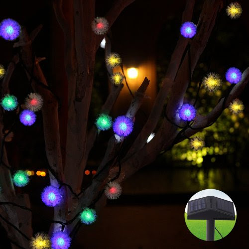 Innoo Tech Guirlande Lumineuse Multicolore Solaire Double