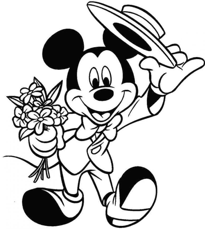 Download Minnie Mouse Coloring Pages Pdf at GetColorings.com | Free ...