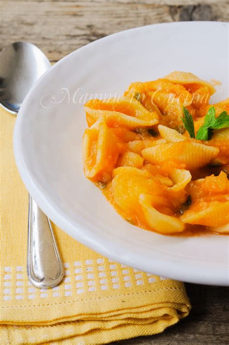 pasta  patate  zucca ricetta facile primo piatto