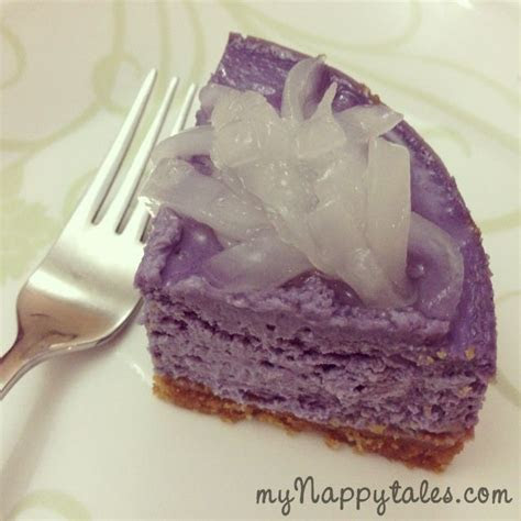 purple yam cheesecake ube  purple yam doesnt
