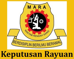 Semakan Tawaran Ke Tingkatan 4 & Tingkatan 1 MRSM Ambilan 