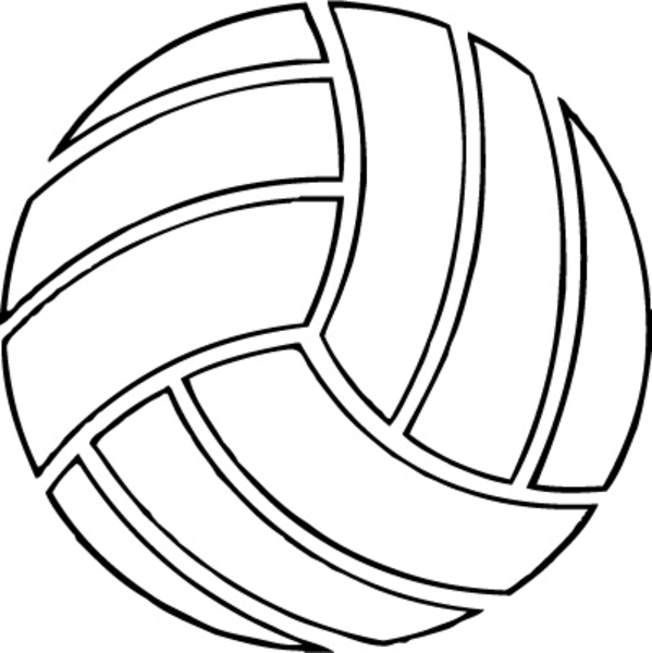 Volleyball | Free Images at Clker.com - vector clip art ...