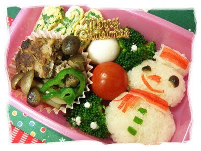 クリスマスお弁当 のほほん おべんとにっき