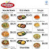 Vegetarian Fast Food Menu List