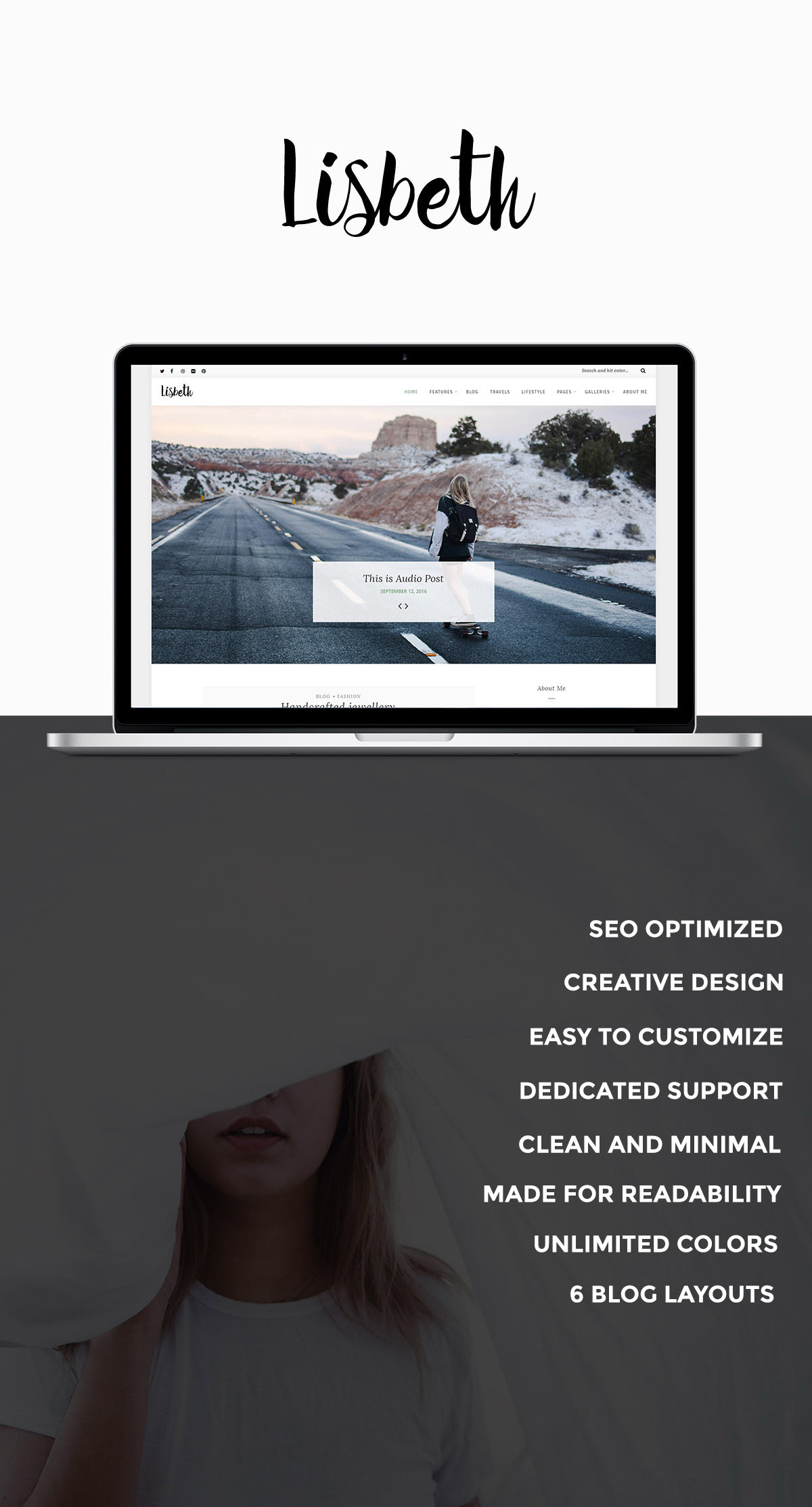 Lisbeth - A Lifestyle Responsive WordPress Blog Theme (Personal)