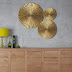Gold Metal Wall Decor - When used as decorations, flowers can helpwhen used as decorations, flowers can help soften the look of your home giving it a comfortable and inviting vibe.