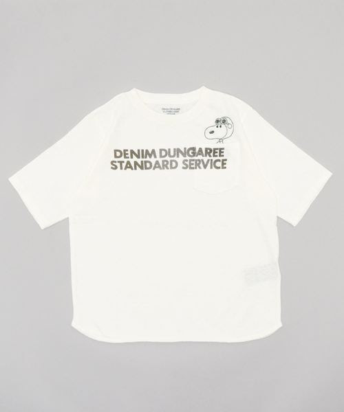 Standard トンプキン天竺 Snoopy Dungaree デニムダンガリー のファッション Tシャツ カットソー Online Tシャツ Tシャツ カットソー Denim Snoopy 激安大特価高評価