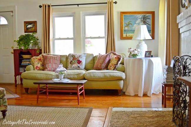 From My Front Porch To Yours-How I Found My Style Sundays-living room | Cottage at the Crossroads