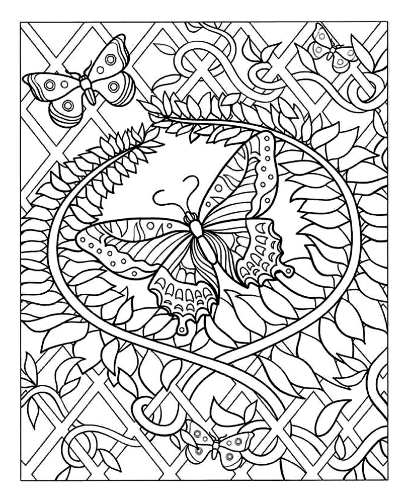 Image Coloriage adulte gratuit