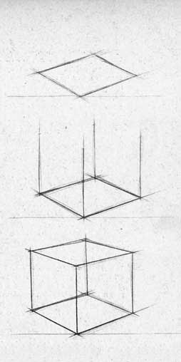 КАК НАУЧИТЬСЯ РИСОВАТЬ КУБ