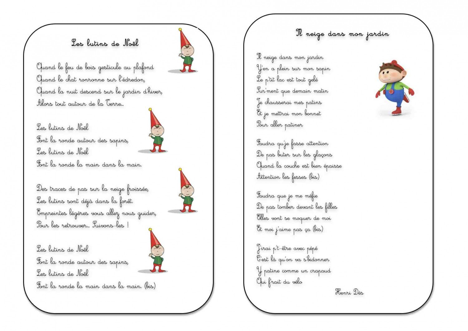 Po��sies- chants - La ma��tresse aime.