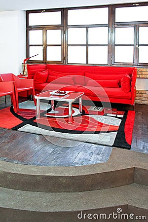  Living Room on Stock Photo  Red Living Room  Image  4763800
